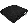 SOFTSPUN Microfiber High Loop Gym&Sports Towels for Men & Women 1pcs Black 380GSM 40X60 cms Fast Drying Super Absorbent Lightweight & UltraCompact Sweat Towels for Working Out Camping Travel.