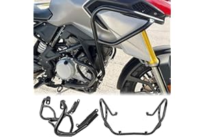 TAZGANTAX Motocicletta superiore inferiore protezione motore autostrada crash bar protezione paraurti caduta per B.M.W G310GS G 310 GS 2017 2018 2019 2020 protezione telaio carrozzeria(1 set completo)