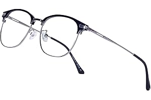 JoXiGo Computerbrille Blaulichtfilter Damen Herren Ohne Stärke mit Brillenetuis UV Schutzbrille gegen Kopfschmerzen Augenmüdigkeit Gamingbrille für PC TV Tablet