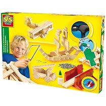 Coffret D'outils En Bois Pour Enfants - 6 Ans Et Plus, Jouets éducatifs Pour Bricolage Et Jeu De Rôle