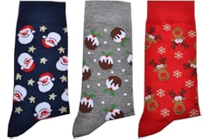 WB SOCKS 3 Pairs of CHRISTMAS Socks Variety of sizes