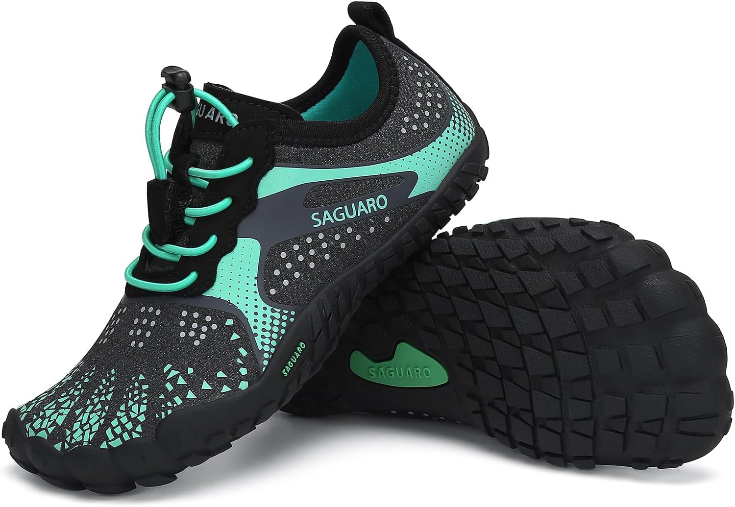 SAGUARO Barefoot Zapatillas Minimalista Comodas Zapatillas de Trail Running per Niños Niñas, Gr.24-36