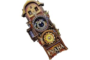 Astronomisk klocka Prag – samling souvenir magnet, kulturresa gåva