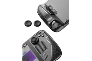 ‎JSAUX JSAUX Zestaw naklejek skórnych dla Steam Deck/OLED, antypoślizgowe, osłona touchpada, nakładki na kciuk, ochraniacze na dotyk z przodu
