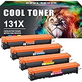 Cool Toner Cartouche de Toner Compatible pour HP 131X 131A CF210X CF210A Laserjet Pro 200 Color MFP M276nw M276n M251nw M251n
