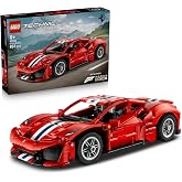 LEGO Technic Ferrari 488 PISTA Araba 42235 | 9 Yaş ve &Uuml;zeri &Ccedil;ocuklar i&ccedil;in Direksiyon İ&ccedil;eren Oyuncak Yapım Seti, Hediye Fikri 