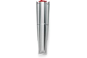 Brabantia - Metal Ground Spike - with Handy Closure Cap - Corrosion Resistant Galvanized Steel - Ready to Go - Top Spinner - Rotary Dryer - Lift-O-Matic - Ø 45 mm