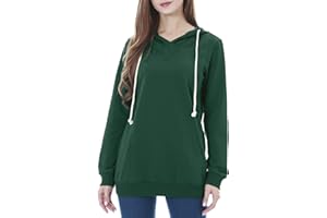 Smallshow Maternity Nursing Hoodies Women’s Long Sleeve Breastfeeding Sweatshirt