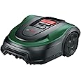 Bosch Robotic Lawnmower Indego XS 300 (with Integrated 18V Battery, Docking Station Included, Cutting Width 19 cm, for Lawns of up to 300 m2, in Carton Packaging)