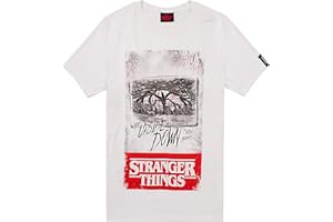 Stranger Things T Shirt for Men | Adults The Upside Down Merchandise Mind Flayer White Top |