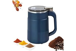 Ruiqas Molinillo eléctrico de granos de café, trituradora multifuncional para granos de café, hierbas, especias, nueces