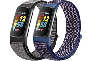 Runostrich Correa de nailon compatible con Fitbit Charge 5, correa de repuesto de nailon para Fitbit Charge 5, para hombre y mujer