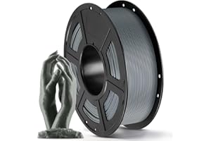 ANYCUBIC Filament PLA de 1,75 mm pour Imprimante 3D, Précision Dimensionnelle +/- 0.02mm, Enroulement Soigné Bobine de 1KG Filament, pour Plupart l’impression 3D Gris