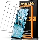 UniqueMe [4 Stück] Schutzglas für Oneplus Nord Schutzglas, H9 Härte Blasenfest Full Screen OnePlus Nord Schutzfolie Mit Posit
