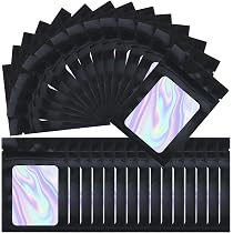 WACCOMT Pack 100 Sacchetti Per Alimenti In Mylar Termosaldabile In