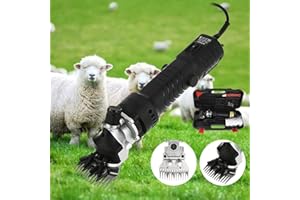 SINBIDE Cesoia elettrica per pecore, 690 W, tagliatrice per pecore, lana di pecora, professionale, tosatrice per pecore, tosatrice per pecore, 6 velocità
