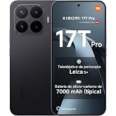 XIAOMI 17T Pro Smartphone 12+512GB Black Telephoto Lens Leica 5X | 6.83" 144Hz display, 7000mAh (typ.) silicon-carbon battery