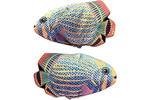 FAXIANTHER Oven Gloves Heat Resistant Cooking Gloves Cotton Cooking Mittens 3D Cute Cartoon Crab Claw Fish Potholder Mitts Microwave Backer Kitchen Tools Hand Cover for Mum Baking Cooking BBQ Grilling