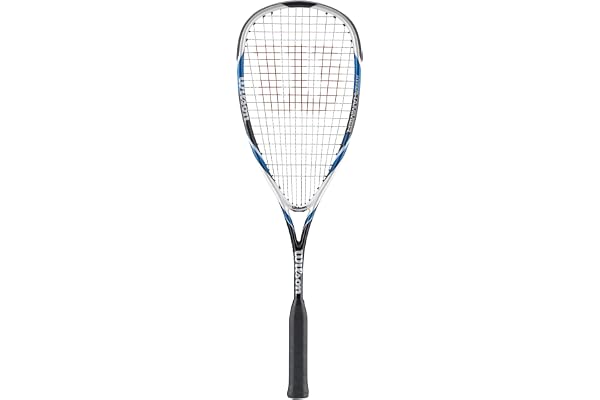 Wilson WRT967700 Hyper Hammer 120 PH Raquette de squash - 67.5 cm - Blanc/Noir/Bleu