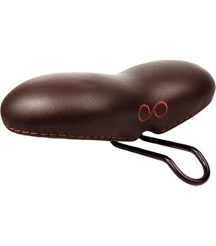 Sella Bici BELLO In Vera Pelle Con Gel – Comoda, Salva Testicoli, Per City Bike, Ebike E Cyclette