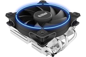 PCCOOLER Gl-46U CPU Cooler | Raffreddatore d'aria CPU ad alte prestazioni con ventola CPU Silent Pro PWM 120 mm LED universale in metallo Compatibile con Intel LGA 1700/1200/115X AMD AM5/AM4