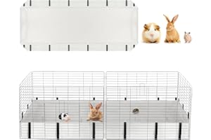 Mfsdai Tapis Cage Cochon d'Inde imperméable en Tissu Oxford Pipi lavables pour Cage(Cage Non Incluse),Coussinets Pipi lavables pour Lapin et Hamster L