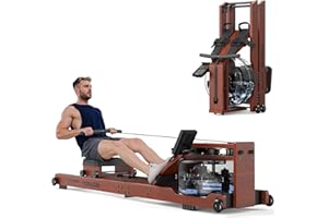 YOSUDA Máquinas de Remo para Gimnasio en casa, máquina de Remo magnética con 16 Niveles de Resistencia silenciosa y Capacidad de Peso de 159 kg, máquina de Remo para Uso doméstico con Monitor LCD