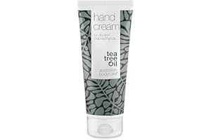 TEA TREE OIL AUSTRALIAN BODYCARE Crème Mains Australian Bodycare Hand Cream (100 ml) | Crème pour Mains très Sèches | Baume 100% Végan pour Eczéma & Dermatite | Hydratant pour Gerçures & Craquelures | Huile d'Arbre à Thé