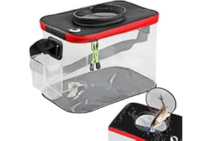 BUERFU Folding EVA Live Fish Bucket: Multi-functional Protection Box for Live Bait Storage