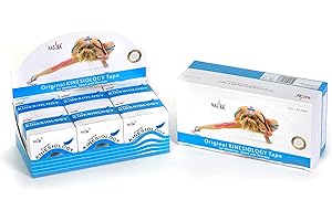 ‎NASARA Nasara Original Kinesiologisches Physio Sport Tape: 6er Box mit 6 Tapes für Sport und Medizin inkl. gratis Videoanleitungen, Rollengröße 5cm x 5m, türkis