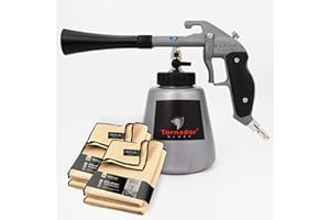 Tornador Black Auto Reinigungspistole Z020 RS (z-020 rs) reinigt Verunreinigungen von Kunststoffen, Gummi, Vinyl, Teppich und Polster 602420