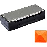 SHARPAL 162N Diamond Stone Knife Sharpener with Storage Base and Angle Guide, Congrit 325, 1200 Grit (203mm x 76mm)