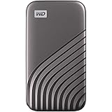 WD My Passport Portable SSD 500GB with NVMe Technology, USB-C, Read Speeds of up to 1050MB/s & Write Speeds of up to 1000MB/s