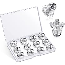 Ruikdly 12 Pièces Crampons Football Alliage Aluminium - Cales 11mm 13mm Avec Clé - Rechange Chaussures Football