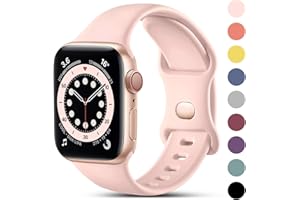 CeMiKa kompatybilny z Paskiem do Zegarka Apple 38mm 40mm 41mm 42mm 44mm 45mm 49mm, Wymienne Paski z Miękkiego Silikonu Pasujące do iWatch SE/Series 8 7 6 5 4 3 2 1