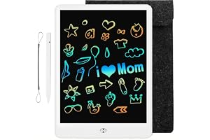 LCD Drawing Pad 10Inch for Kids with Bag,Digital Notebook & Notepad for Adult,Scribbler Board Note Book and Note pad,Colorful Writing Tablet for Boy Girl at Home,School and Office