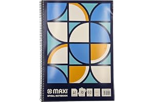 MAXI SIDE SPIRAL PAD A4 70 SHEETS