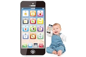 TLYYUKP Toys for 2 Year Old Boys Girls,Toy Phone for 1 Year old Kids,Toys for 2 Year old Boy,Fake Phone for Toddler Age 1-2,12-18 Months Boys Girls Birthday Present