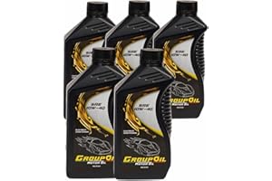 GROUPOIL Lubrificanti SAE 10W-40 ACEA A3/B4 5x1L- Olio motore semi-sintetico multifunzionale a base di oli di alta qualita e selezionati additivi