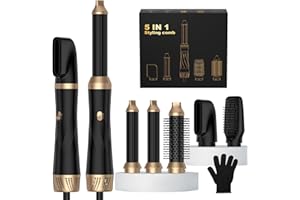 UMIGA 5 in 1 Air Styler, 1000W Hair Dryer Brush, Hair Styler-Hot Brushes for Hair Styling, Hot Brush - Hair Styling Appliances for Women Volume, Curl, Smooth, Dry