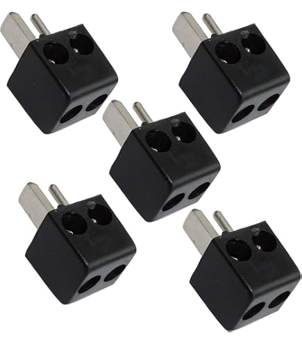 VELLEMAN Körner Audio Connectors 2-poliger DIN-Stecker, Schraubbare Anschlüsse, Schwarz – Für Lautsprecher