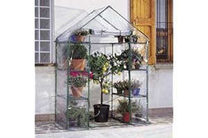 VERDEMAX Serra in Kit con 8 Ripiani IBISCUS 140x73x200h cm