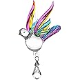 Handmade Fantasy Glass Songbird Suncatcher Gift Tropical