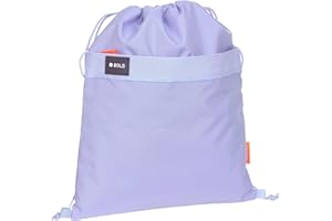 Bold Lässig Kinder Turnbeutel Sportbeutel mit Rucksackfunktion/School String Bag Bold Lavender