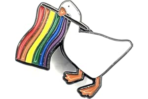 SNS Components Rainbow LGBTQ+ Pride Flag Metallic Pin