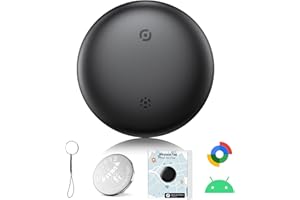 KKSTOTO Airtag Android, Localizzatore GPS Android, Smart Tracker Tag Funziona con Google Dov'è App Bluetooth Tracker Compatibile con Trova dispositivo (Solo Android) Localizzatore Chiavi per Chiavi/Bagagli