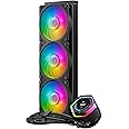 Cooler Master MasterLiquid ION 360 CPU Liquid Cooler - Black | Support All Intel & AMD CPU Socket | Gen X Dual Chamber Design | 360mm Close-Loop AIO | 2.1 Inch LCD Screen | Mobius 120P ARGB Fan