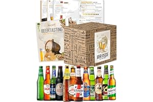 [ BOXILAND ] Boxiland - Pack de 12 bières du monde - Livré dans une boîte cadeau - 12 x 0,33 L