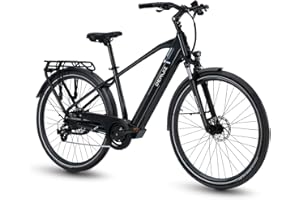 ‎DERUIZ DERUIZ 28Zoll Quartz & Marble E-Bike mit 644Wh großem Akku Rh 45cm BAFANG Heckmotor Trekking/City Pedelec für Damen und Herren maximal 150km Elektrofahrrad
