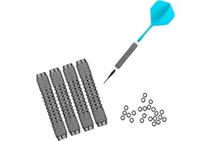 HERZWILD Set di freccette con anello in gomma per freccette